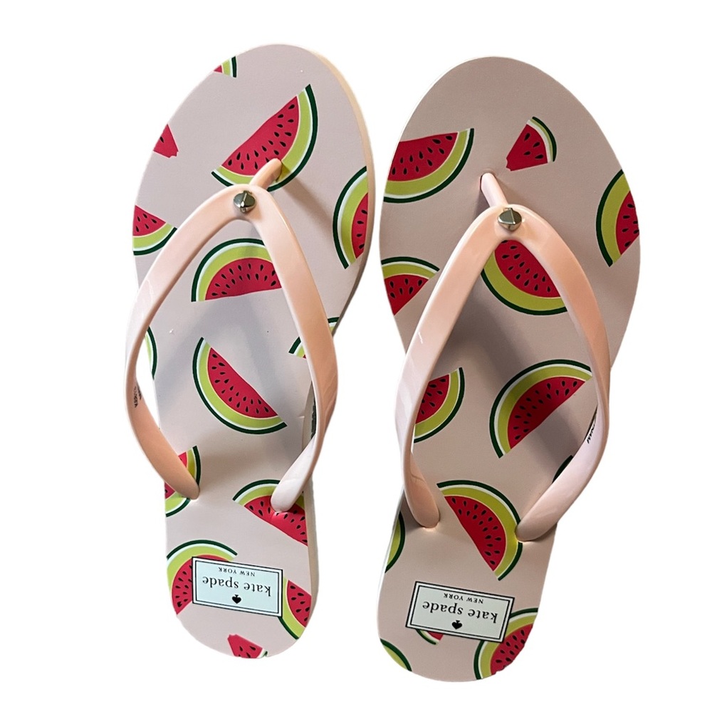 🆕 Kate Spade Fiji Watermelon Flip Flops